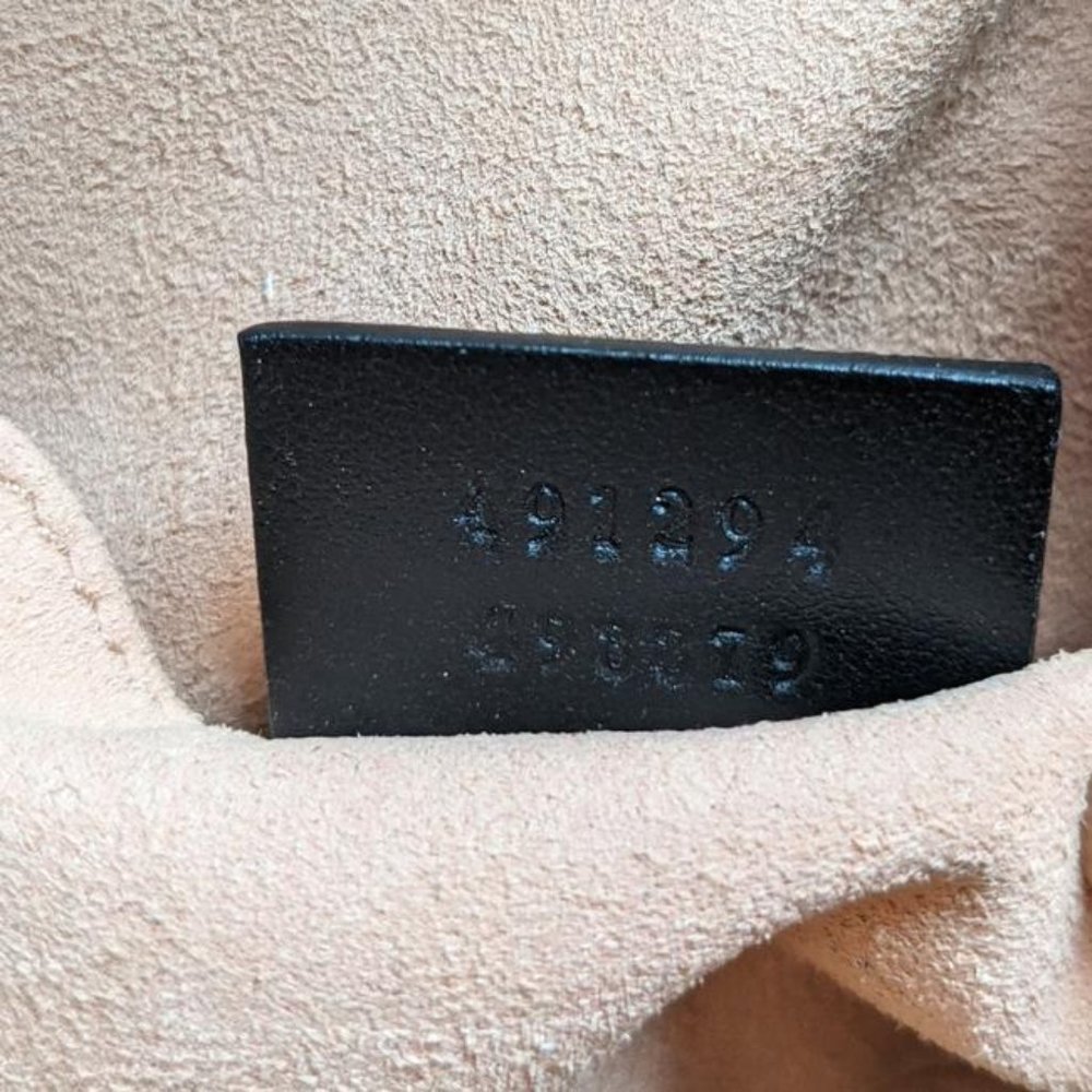 SOLD Gucci Gg Marmont Animal Stud Black Belt Bag - Picture 5 of 6